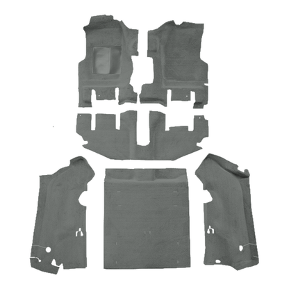 1997-2002 Jeep Wrangler Long Console w/o Cutpile Replacement Carpet Kit w/ Mass Backing - 6-Piece - product image