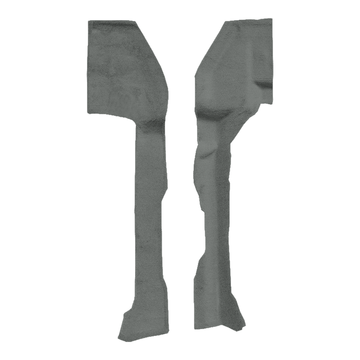 1997-2006 Jeep Wrangler Rocker Panels Cutpile Molded Replacement Carpet Kit - 2-Piece - product image