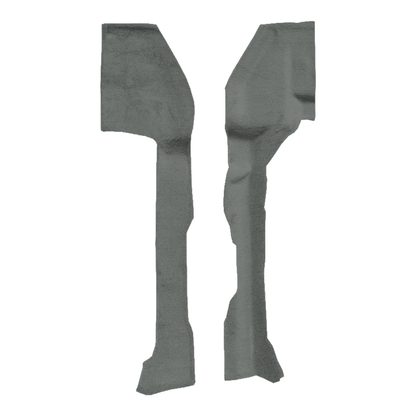 1997-2006 Jeep Wrangler Rocker Panels Cutpile Molded Replacement Carpet Kit - 2-Piece - product image