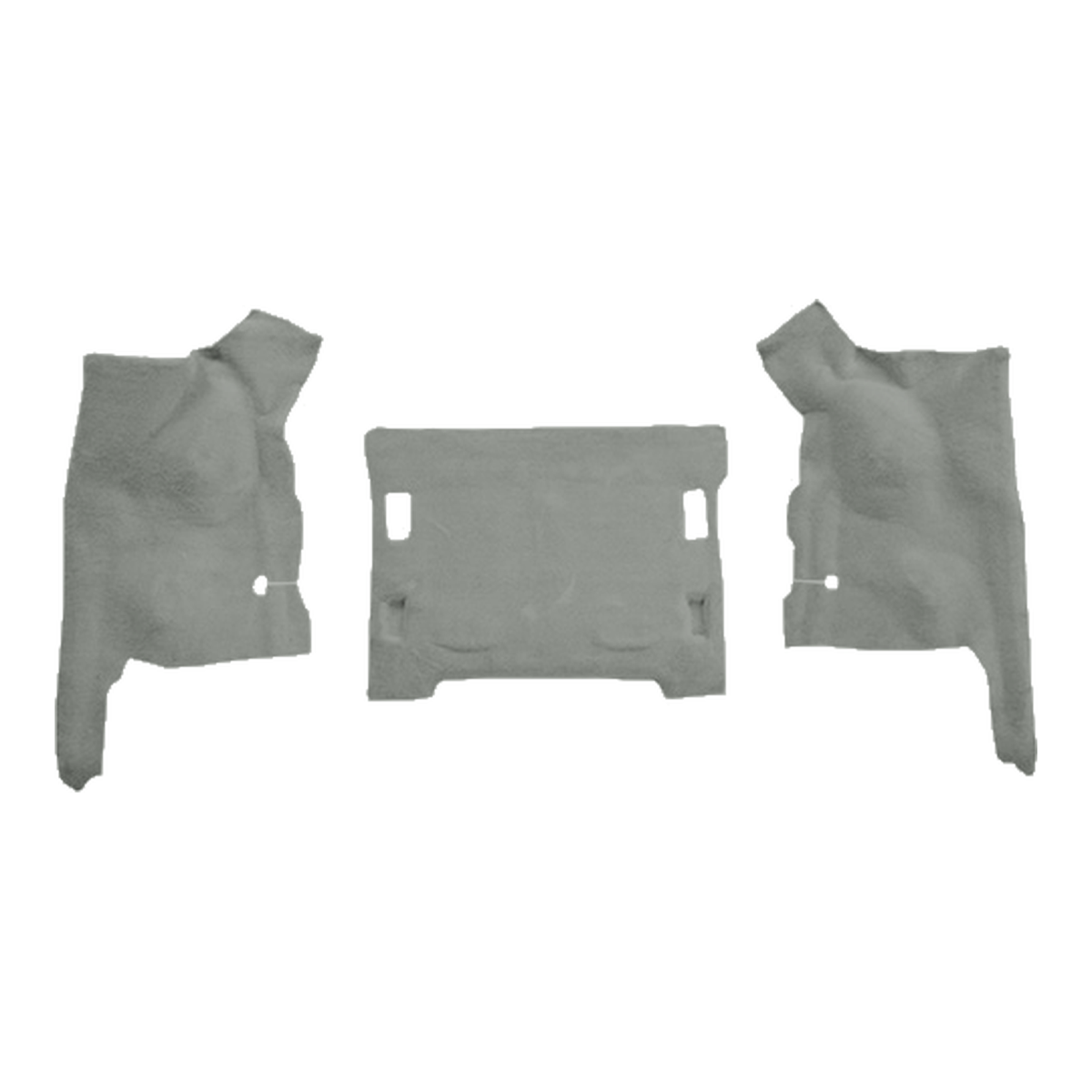 2011-2018 Jeep Wrangler 2DR Cargo Area Cutpile Molded Replacement Carpet Kit - 3-Piece - product image