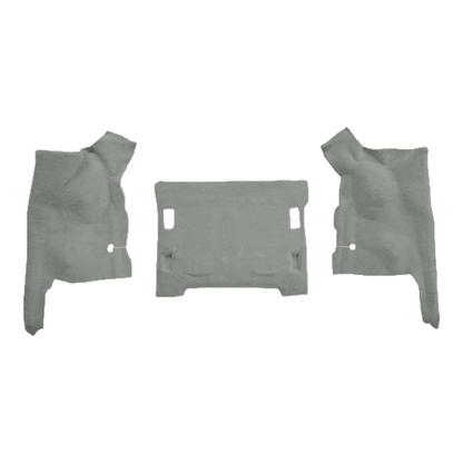 2011-2018 Jeep Wrangler 2DR Cargo Area Cutpile Molded Replacement Carpet Kit - 3-Piece - product image