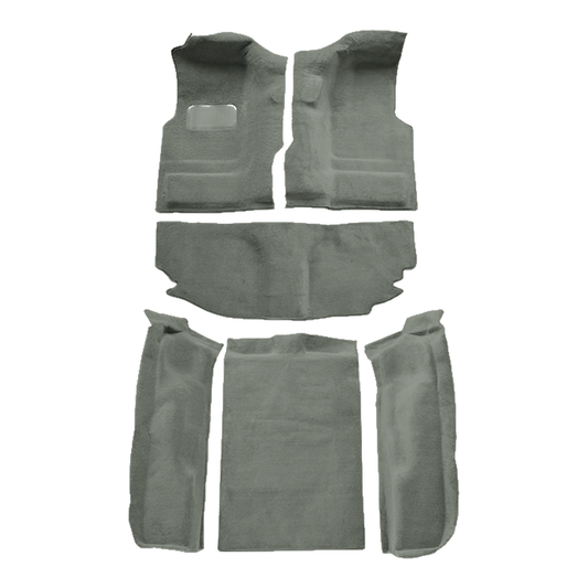 2004-2006 Jeep Wrangler Unlimited 2DR Complete Cutpile Molded Replacement Carpet Kit - 6-Piece - product image