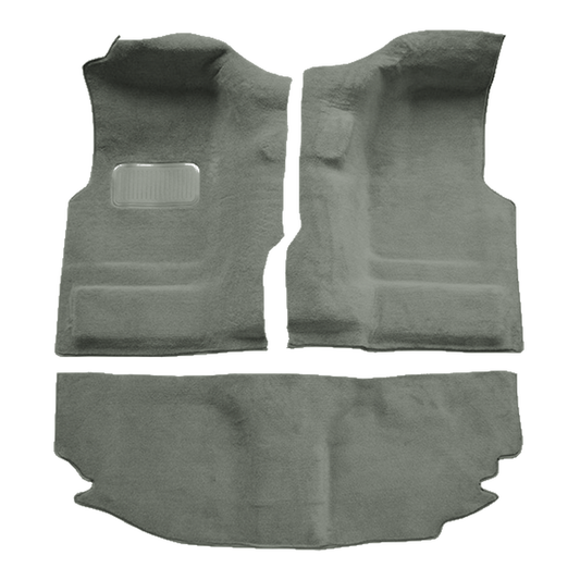 2004-2006 Jeep Wrangler Unlimited 2DR Pass Area Cutpile Molded Replacement Carpet Kit - 3-Piece - product image