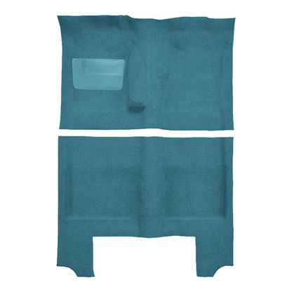 1964-1966 Plymouth Barracuda 4spd w/o Console Strip Pass Area Loop Replacement Carpet Kit - 2-Piece - product image