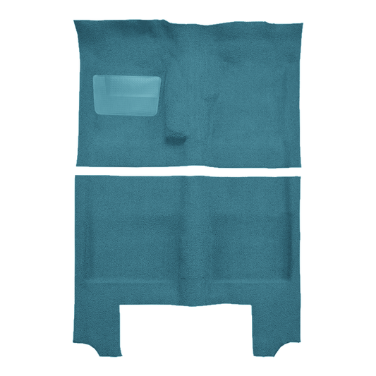 1964-1966 Plymouth Barracuda 4spd w/o Console Strip Pass Area Loop Replacement Carpet Kit - 2-Piece - product image