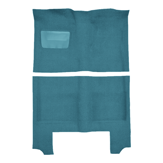 1964-1966 Plymouth Barracuda Auto w/o Console Strip Pass Area Loop Replacement Carpet Kit - 2-Piece - product image