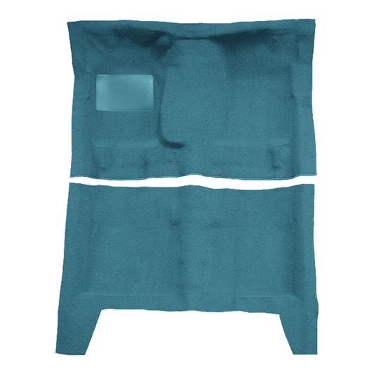 1967-1969 Plymouth Barracuda 4spd w/o Console Strip Pass Area Loop Replacement Carpet Kit - 2-Piece - product image