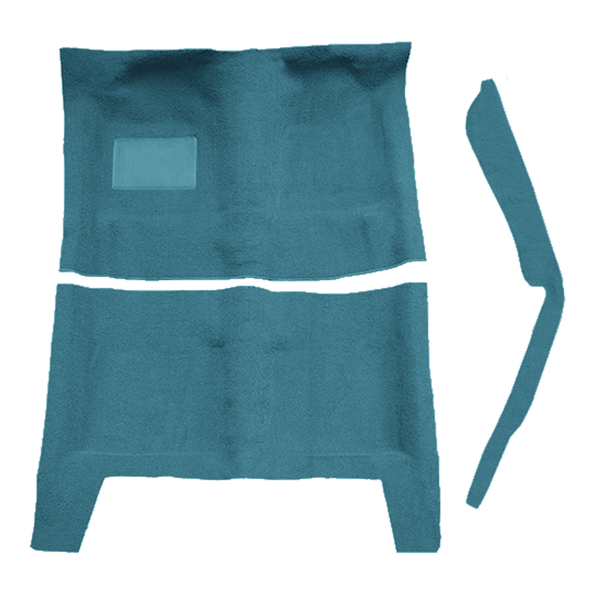 1967-1969 Plymouth Barracuda Auto w/ Console Strip Pass Area Loop Replacement Carpet Kit - 3-Piece - product image