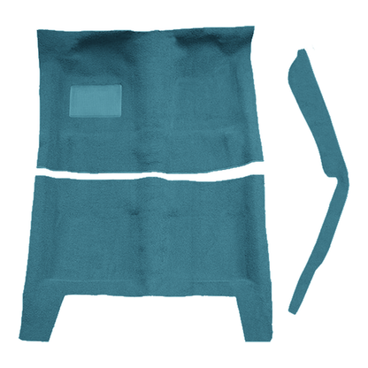1967-1969 Plymouth Barracuda Auto w/ Console Strip Pass Area Loop Replacement Carpet Kit - 3-Piece - product image