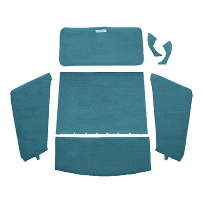 1967-1969 Plymouth Barracuda Fastback Cargo Area Loop Replacement Carpet Kit - 7-Piece - product image