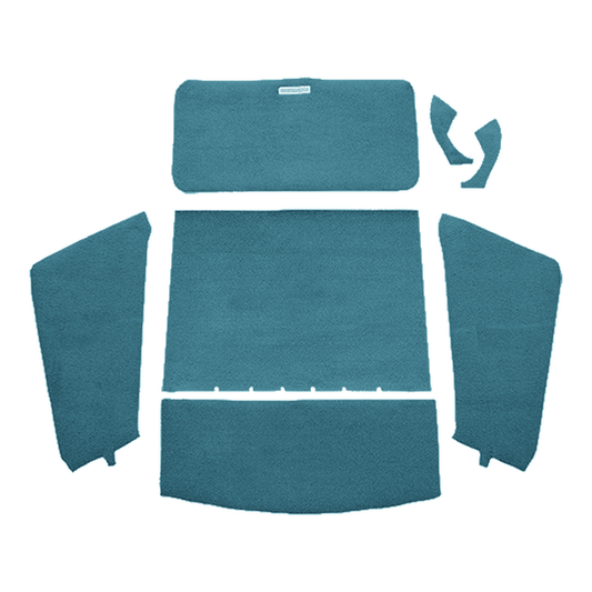1967-1969 Plymouth Barracuda Fastback Cargo Area Loop Replacement Carpet Kit - 7-Piece - product image