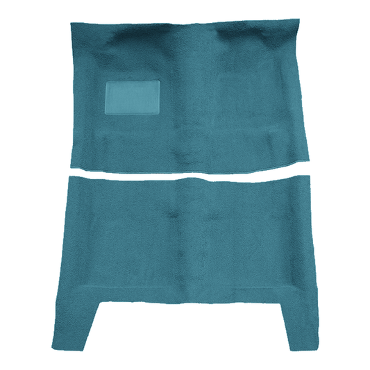 1967-1969 Plymouth Barracuda Auto w/o Console Strips Pass Area Loop Replacement Carpet Kit - 2-Piece - product image