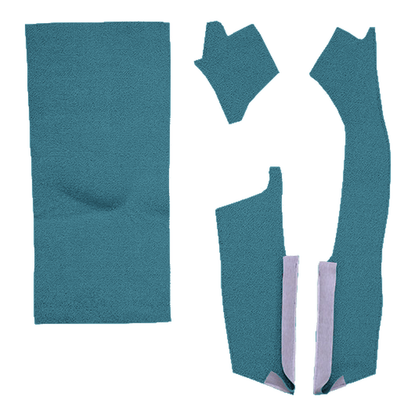 1965 Dodge Coronet 500 Console Strip 2DR 4spd Fits Long Console Loop Replacement Carpet Kit - 4-Piece - product image