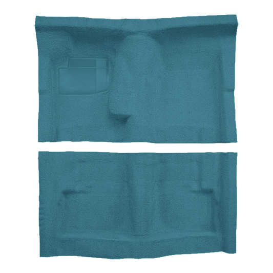 1971-1973 Plymouth Satellite 2DR 4spd Bench Seat Loop Molded Replacement Carpet Kit - 2-Piece - product image
