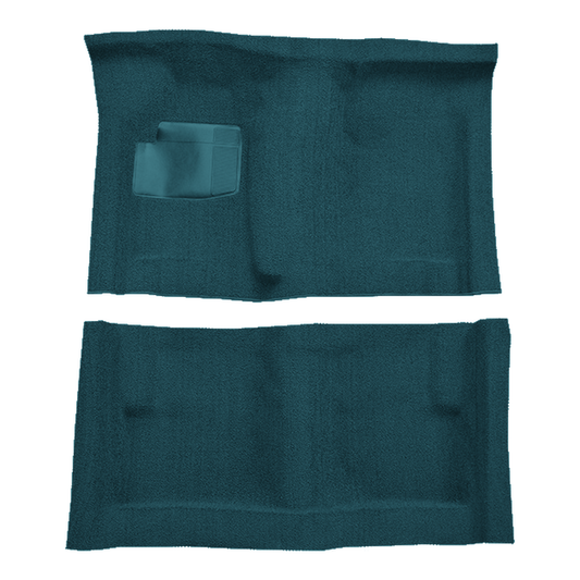1974 Plymouth Satellite 2DR 4spd Bucket Seat w/ Console Cutpile Replacement Carpet Kit - 2-Piece - product image