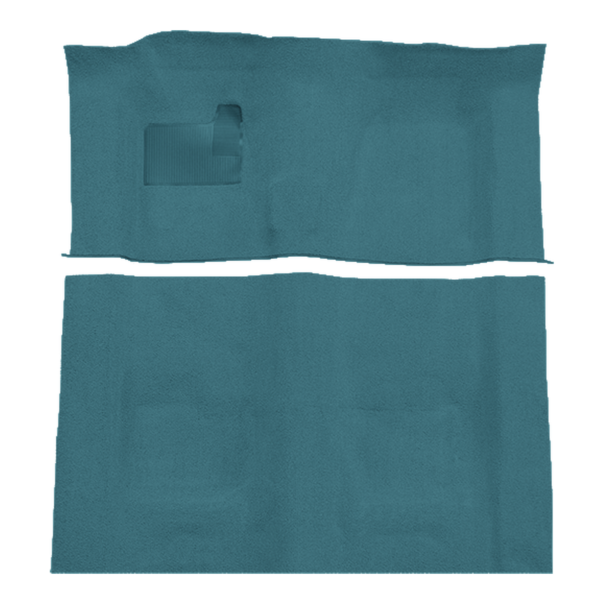 1974-1975 Pontiac Firebird 4spd w/o Tail Cutpile Molded Replacement Carpet Kit - 2-Piece - product image