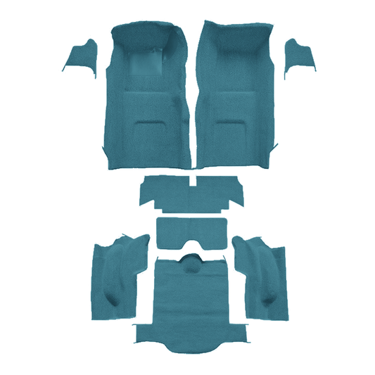 1967 Chevrolet Corvette Coupe Complete No Pad Loop Molded Replacement Carpet Kit - 9-Piece - product image