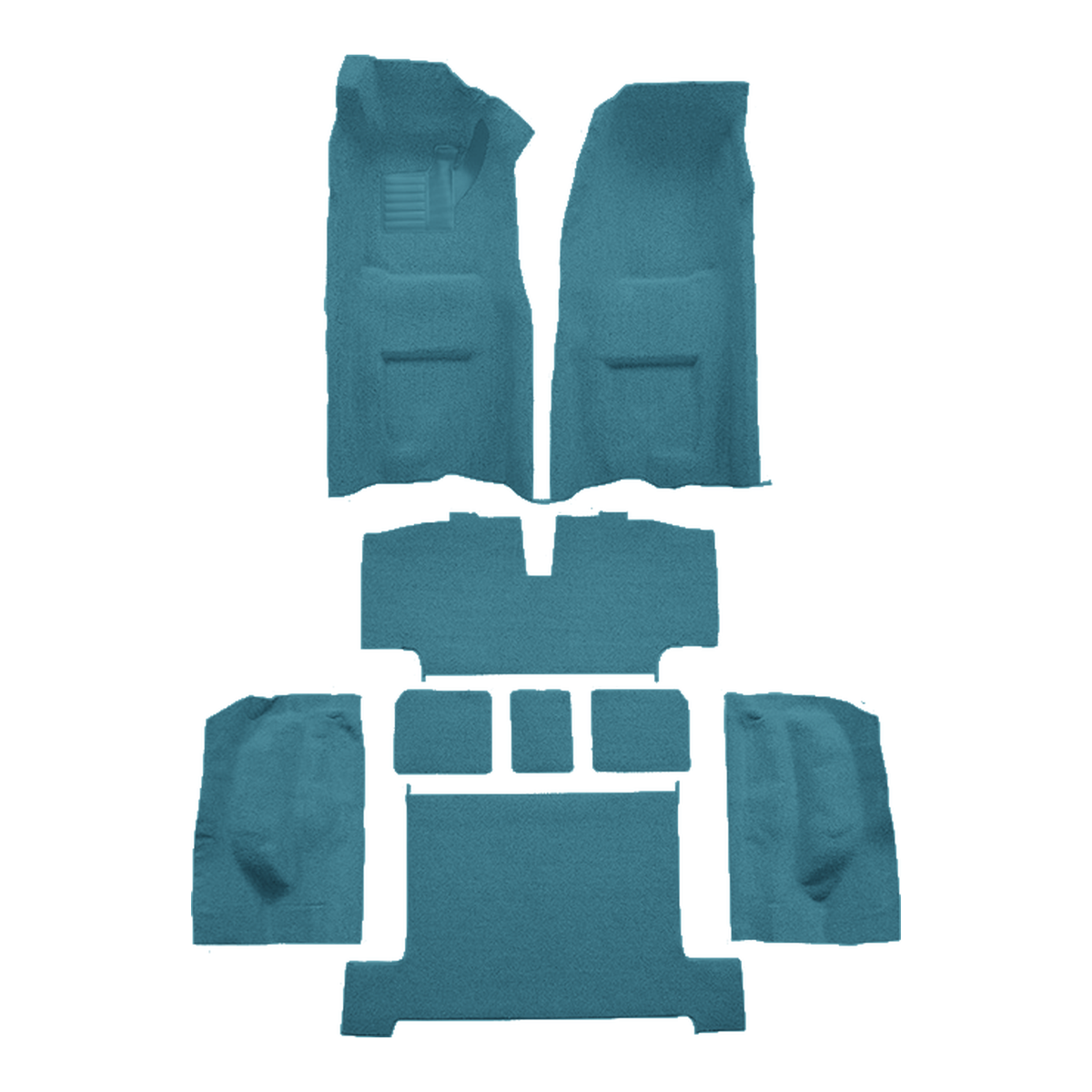 1968 Chevrolet Corvette Auto Complete with Pad Loop Molded Replacement Carpet Kit - 9-Piece - product image
