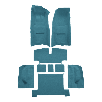 1968 Chevrolet Corvette Auto Complete with Pad Loop Molded Replacement Carpet Kit - 9-Piece - product image