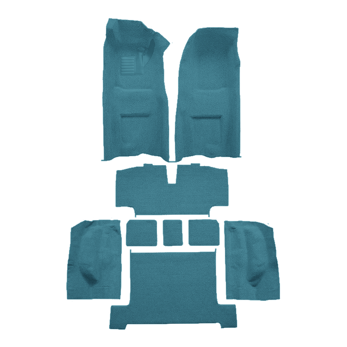 1968 Chevrolet Corvette 4spd Complete with Pad Loop Molded Replacement Carpet Kit - 9-Piece - product image