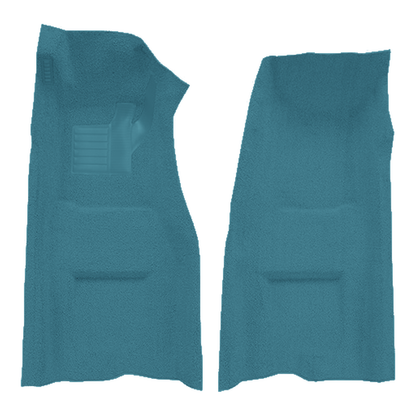 1969 Chevrolet Corvette Auto Front with Pad & Toe Pad Loop Molded Replacement Carpet Kit - 2-Piece - product image