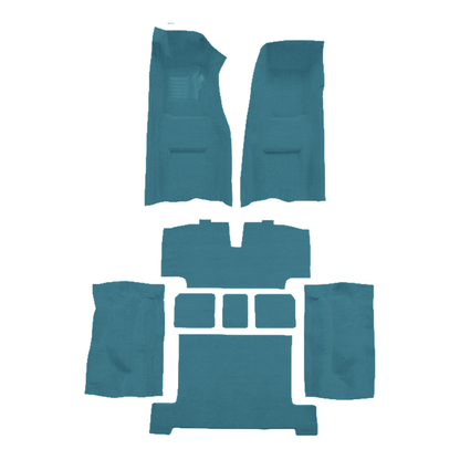 1969 Chevrolet Corvette 4spd Complete with Pad & Toe Pad Loop Molded Replacement Carpet Kit - 9-Piece - product image