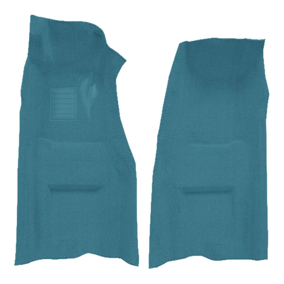 1969 Chevrolet Corvette Auto Front with Pad Loop Molded Replacement Carpet Kit - 2-Piece - product image