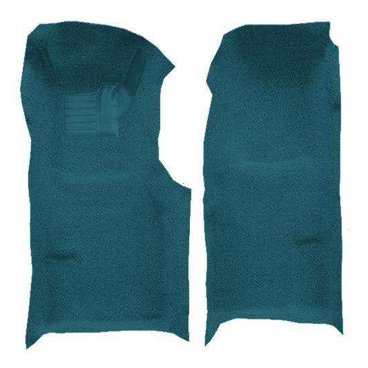 1971-1976 Chevrolet Corvette Auto Front with Pad Loop Molded Replacement Carpet Kit - 2-Piece - product image