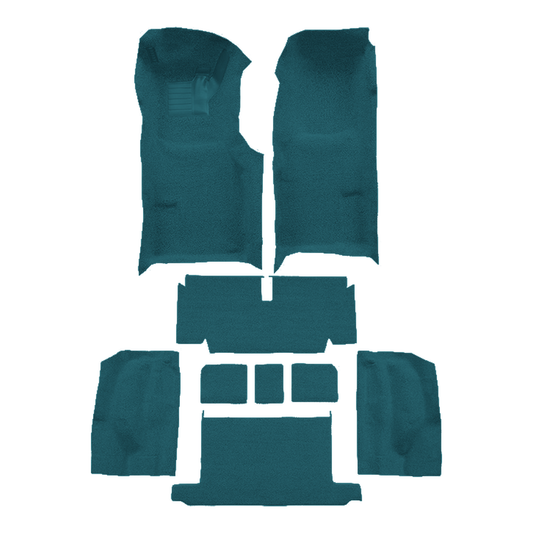 1971-1972 Chevy Corvette Roadster Auto Complete w/ Pad Loop Molded Replacement Carpet Kit - 9-Piece - product image