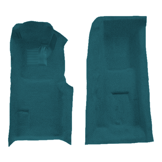 1971-1975 Chevrolet Corvette 4spd Front with Pad Loop Molded Replacement Carpet Kit - 2-Piece - product image