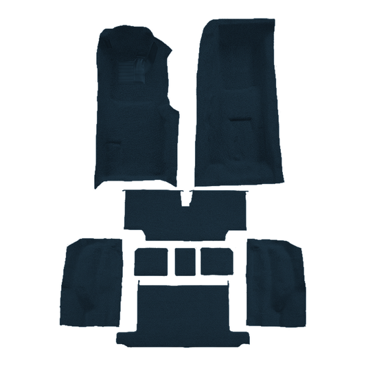 1973-1975 Chevy Corvette Roadster 4spd Complete w/ Pad Loop Molded Replacement Carpet Kit - 9-Piece - product image