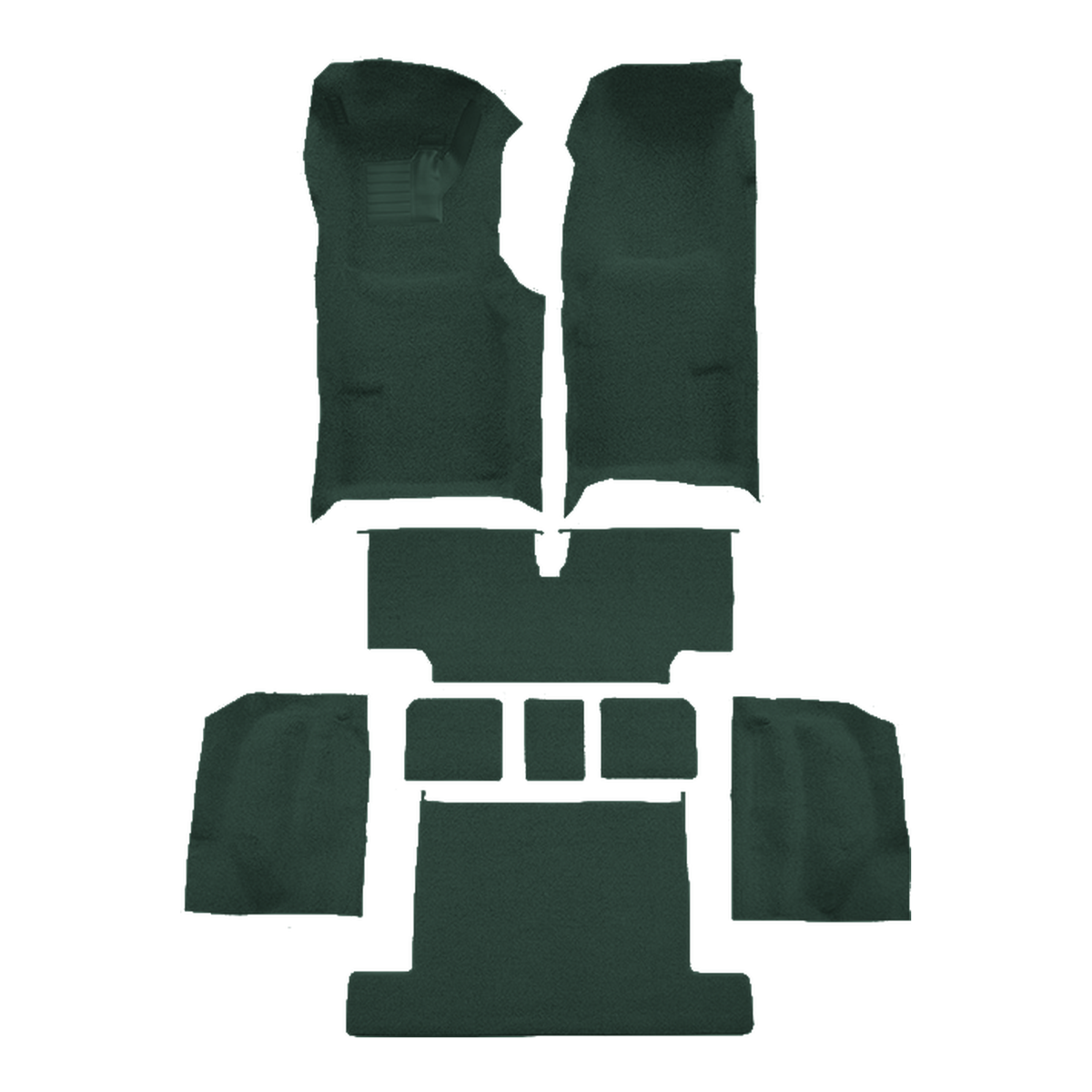 1976 Chevrolet Corvette Complete with Pad Loop Molded Replacement Carpet Kit - 9-Piece - product image