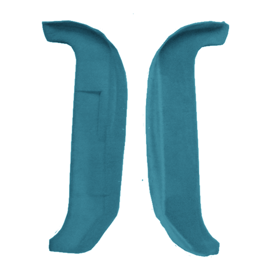 1988-1989 Chevrolet Corvette Door Sills w/o Plastic Cutpile Molded Replacement Carpet Kit - 2-Piece - product image