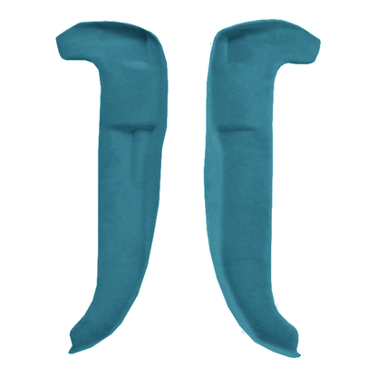 1990-1996 Chevrolet Corvette Door Sills w/o Plastic Cutpile Molded Replacement Carpet Kit - 2-Piece - product image