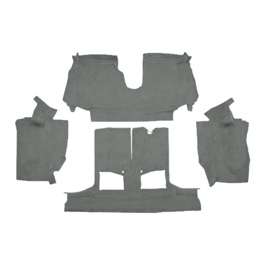 1994-1996 Chevy Corvette Conv Rear Truvette Molded Replacement Carpet Kit w/ Mass Backing - 4-Piece - product image