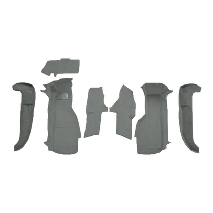 1994-1996 Chevy Corvette Front Set w/o Dr Truvette Replacement Carpet Kit w/ Mass Backing - 7-Piece - product image