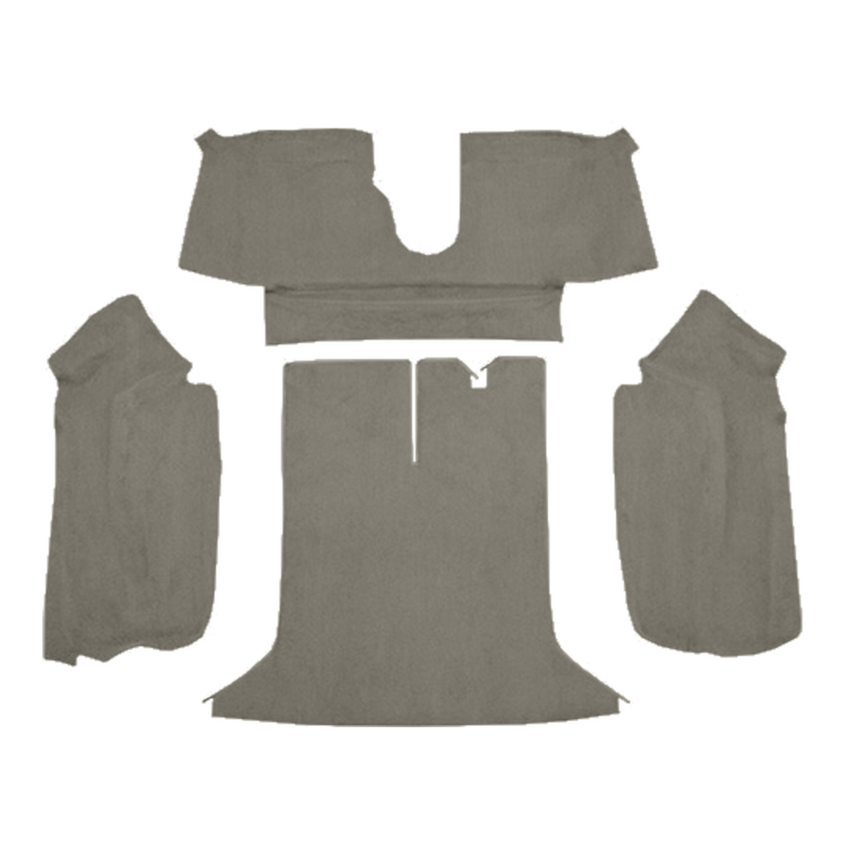 1994-1996 Chevy Corvette Coupe Rear Cutpile Molded Replacement Carpet Kit w/ Mass Backing - 4-Piece - product image