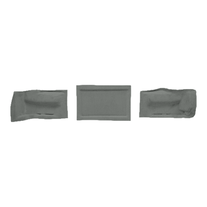 1997-2004 Chevy Corvette Coupe Tail Light Panel Covers Truvette Replacement Carpet Kit - 3-Piece - product image