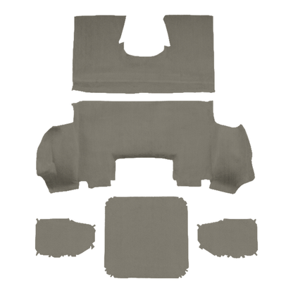 1997-2004 Chevy Corvette Coupe Rear Cutpile Molded Replacement Carpet Kit w/ Mass Backing - 5-Piece - product image
