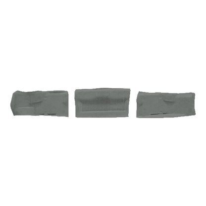 1998-2000 Chevy Corvette Conv Tail Light Panel Covers Truvette Molded Replacement Carpet Kit - 3-Piece - product image