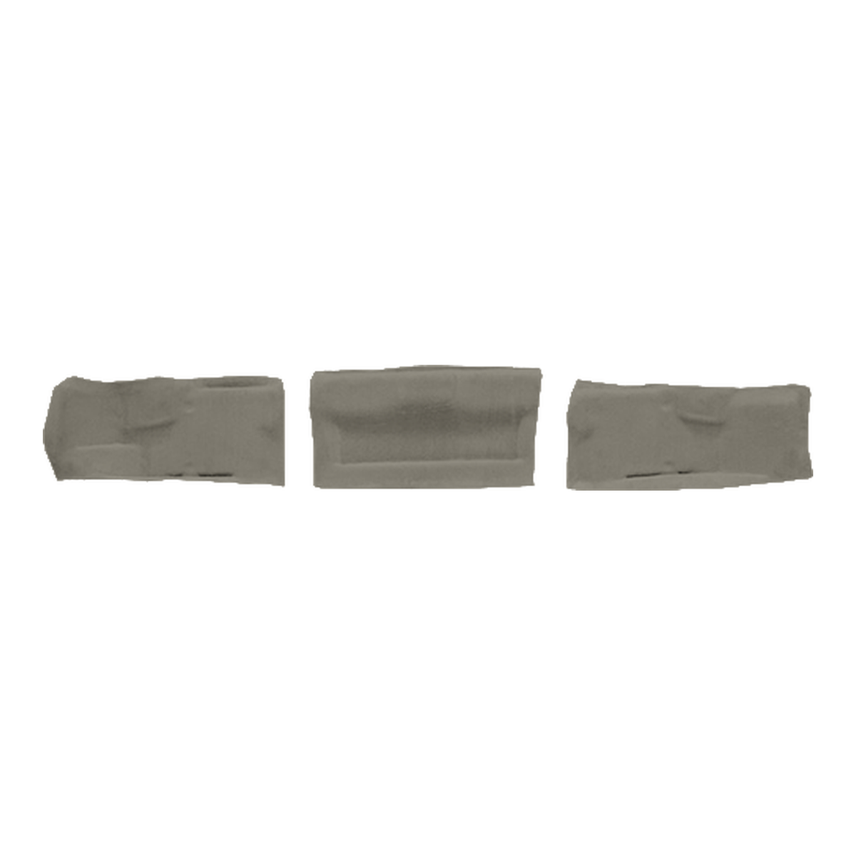 1999-2000 Chevy Corvette HT Tail Light Panel Covers Cutpile Molded Replacement Carpet Kit - 3-Piece - product image