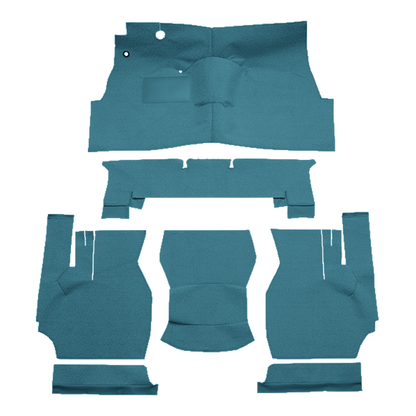 1957-1958 Cadillac DeVille 2DR Coupe Loop Replacement Carpet Kit - 7-Piece - product image