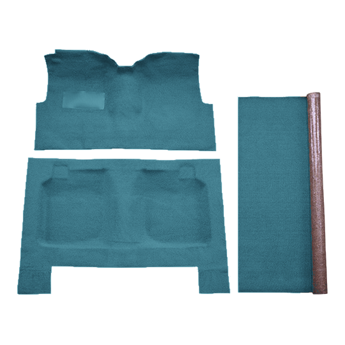 1959-1960 Cadillac Eldorado with 2 Yards of Material Loop Molded Replacement Carpet Kit - 3-Piece - product image