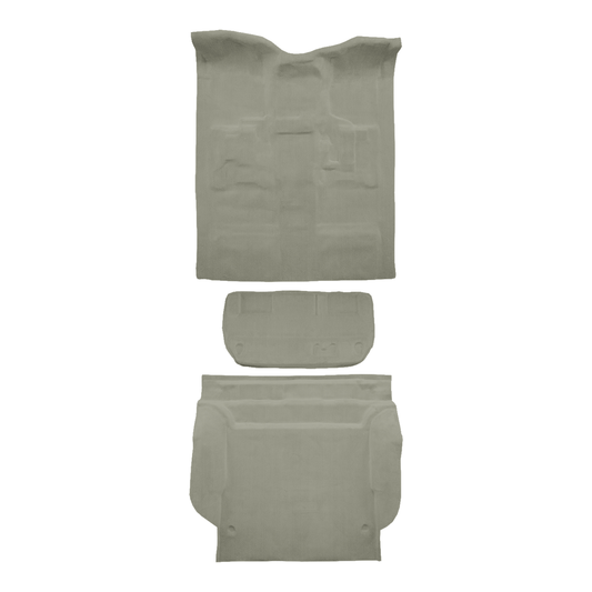 2007-2010 Chevy Tahoe 4DR w/2nd Row 60-40 Seat Mount Cover Cutpile Replacement Carpet Kit - 3-Piece - product image