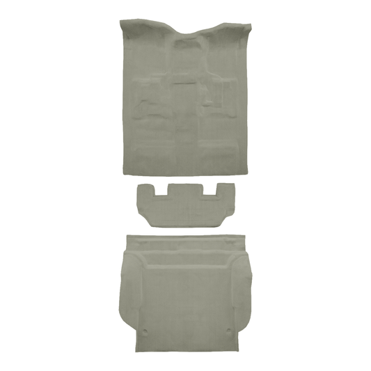 2011-2014 Chevy Tahoe 4DR w/ 2nd Row Seat Mount Cover Cutpile Replacement Carpet Kit - 3-Piece - product image
