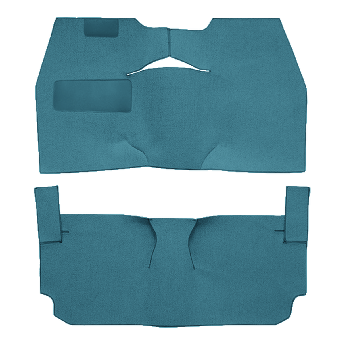 1950-1952 Chevrolet Bel Air 2DR Hardtop Bench Seat Loop Replacement Carpet Kit - 2-Piece - product image