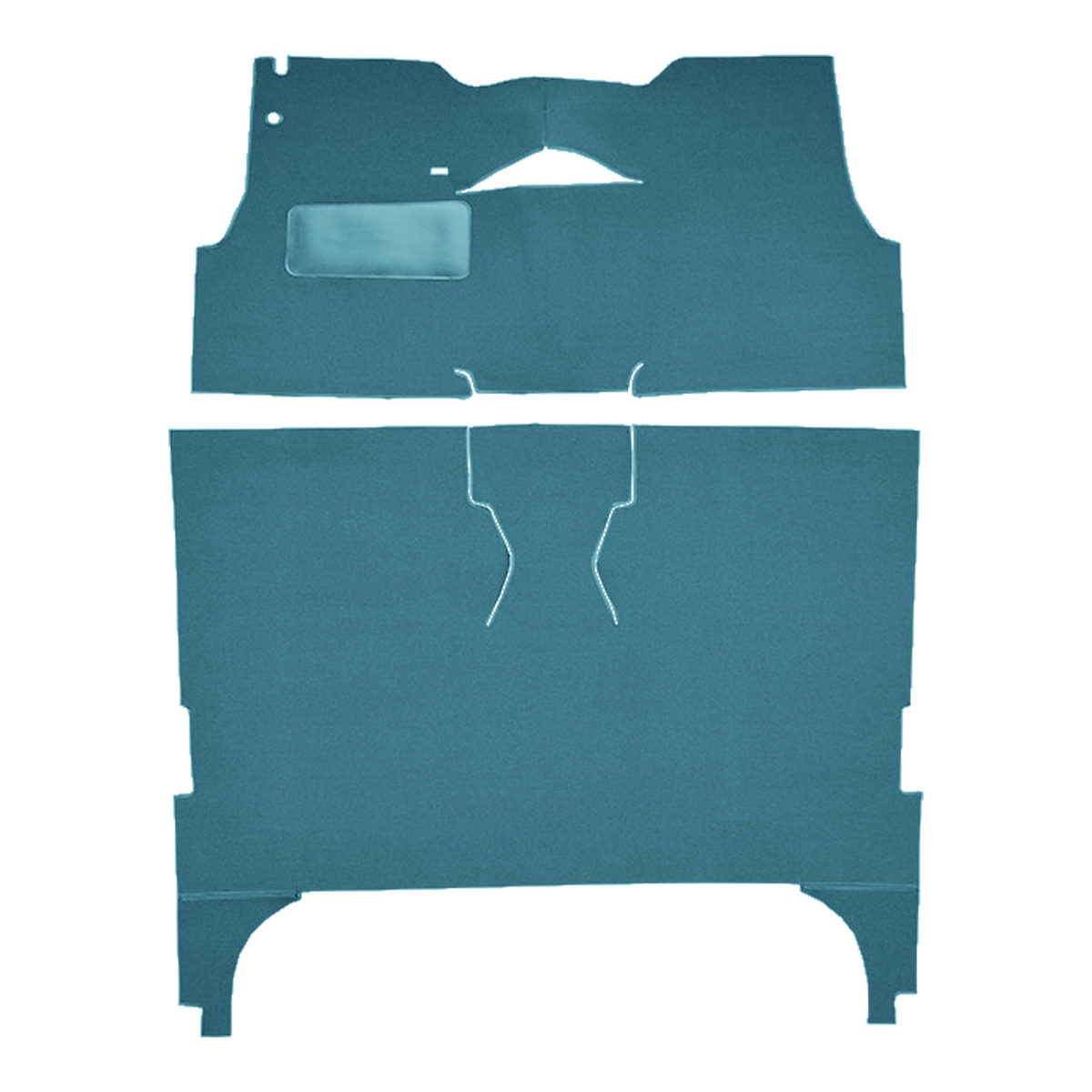 1955 Chevrolet Bel Air 4DR Sedan Bucket Seat Loop Replacement Carpet Kit - 2-Piece - product image