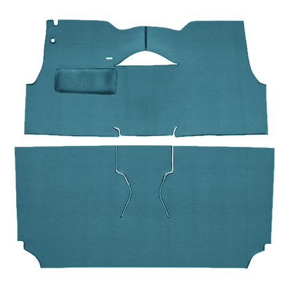 1955 Chevrolet Two-Ten Series 2DR Hardtop Bucket Seat Loop Replacement Carpet Kit - 2-Piece - product image