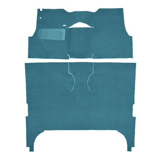 1956 Chevrolet Bel Air 4DR Sedan Bucket Seat Loop Replacement Carpet Kit - 2-Piece - product image