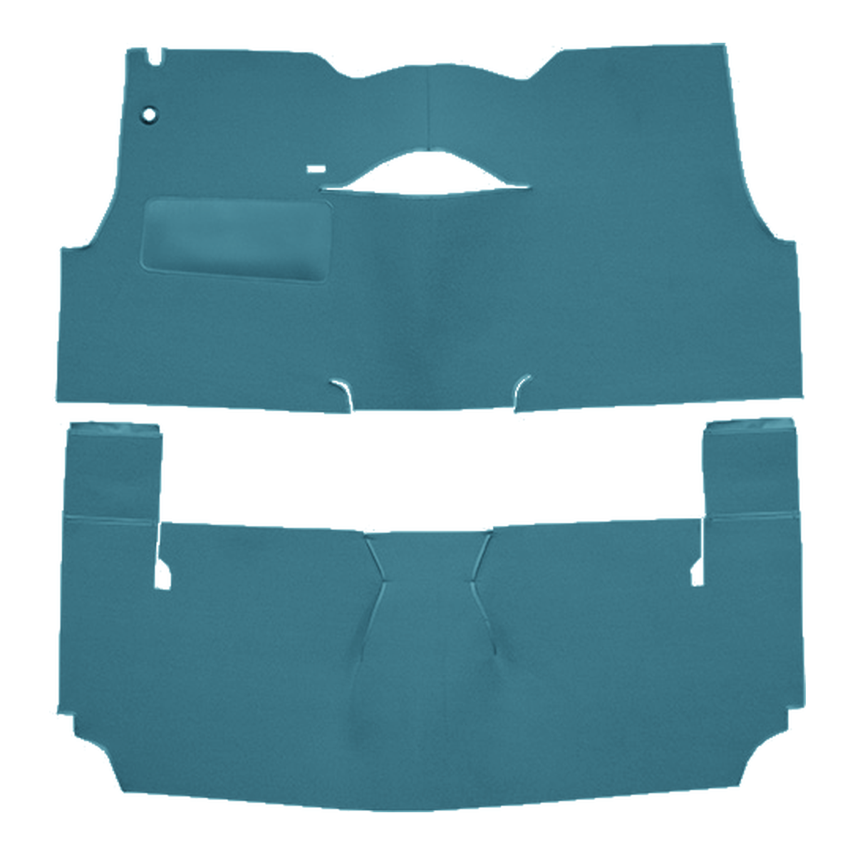 1956 Chevrolet Bel Air 2DR Convertible Bench Seat Loop Replacement Carpet Kit - 2-Piece - product image